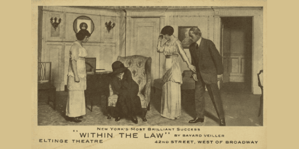 Promotional photograph for Bayard Veiller's play Within the Law