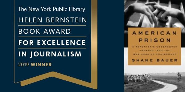 Bernstein award winner text and cover of the book american prison