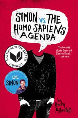 Cover of Simon vs. The Homo Sapiens Agenda by Becky Albertalli 
