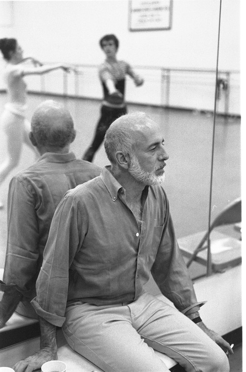 Jerome Robbins at NYC Ballet rehearsal