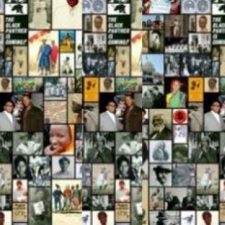 Collage of photographs and artworks from the Schomburg Center's Digital Collections.
