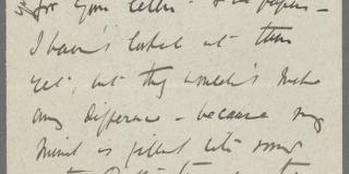 handwritten letter by Lady Gregory on Coole letterhead