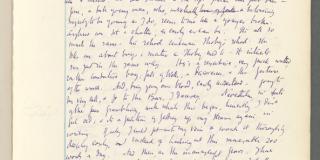 A page of handwritten text in purple ink, dated in lefthand margin, "Saturday, August 2nd".