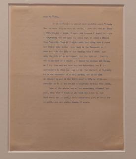 A typewritten letter addressed to Mr. Davis